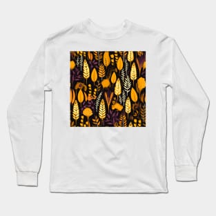 Autumn Harvest Pattern 11 Long Sleeve T-Shirt